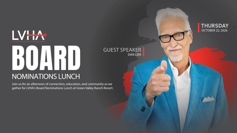 LVHA October Event — Board Nominations Lunch at Green Valley Ranch